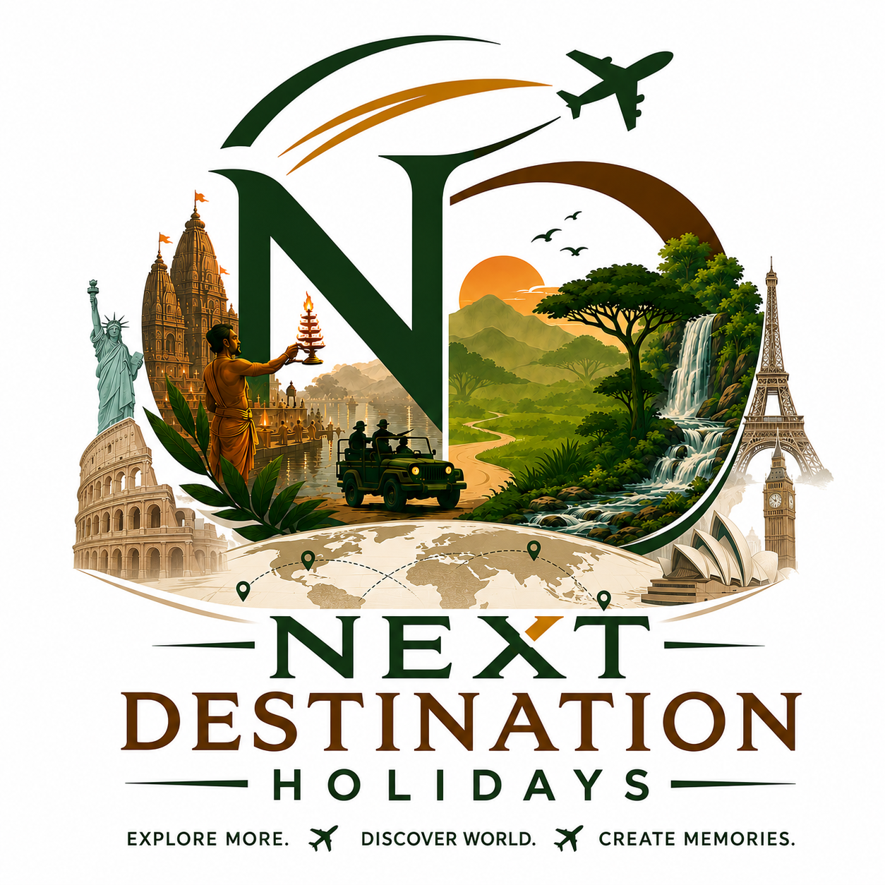 Next Destination Holidays Logo